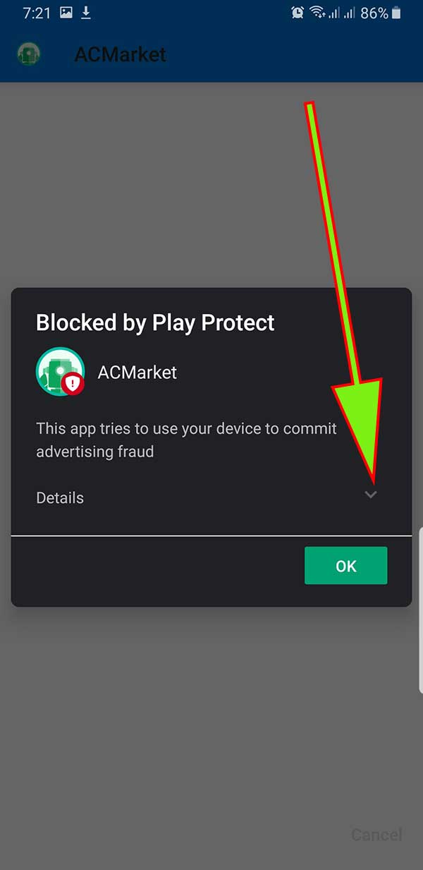 ac market play protect warning