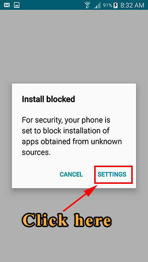 install blocked