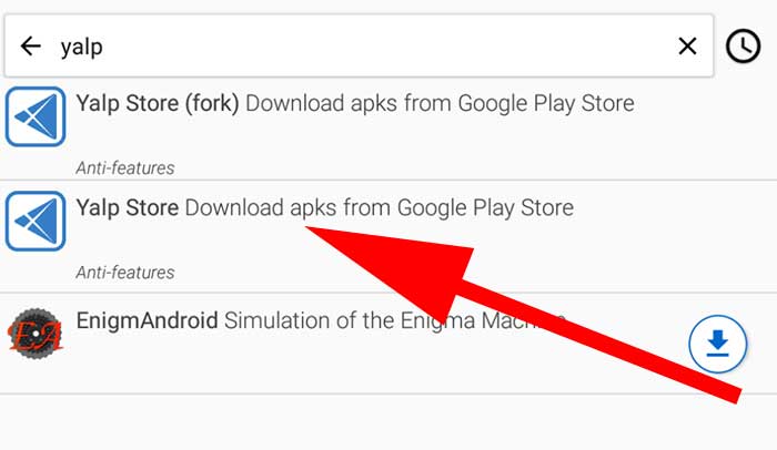 Yalp Store F-Droid